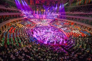 Performance in the Royal Albert Hall by the Camden massed school choirs 2023